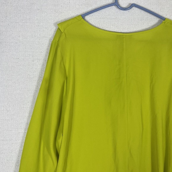 Catherines V-Neck Ruffle Front Blouse Womens 2X - Picture 10 of 12